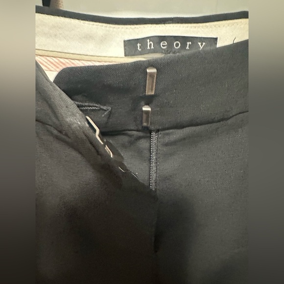 Theory Black Classic Trousers with Tailored Silhouette size 0 - Picture 5 of 7